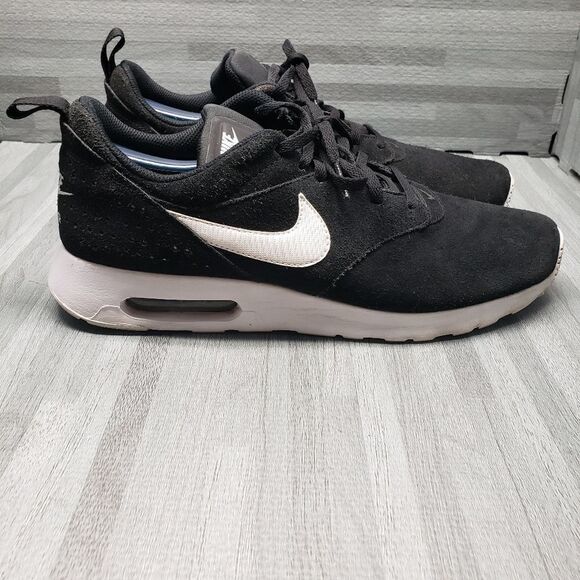 Nike air max tavas black suede shoes - Picture 1 of 5